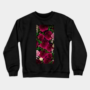 Roses pattern Crewneck Sweatshirt